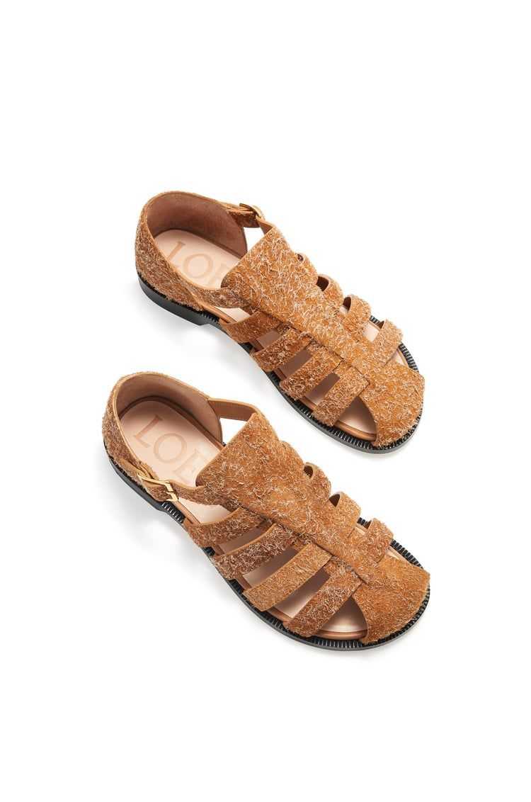 Campo sandal in brushed suede