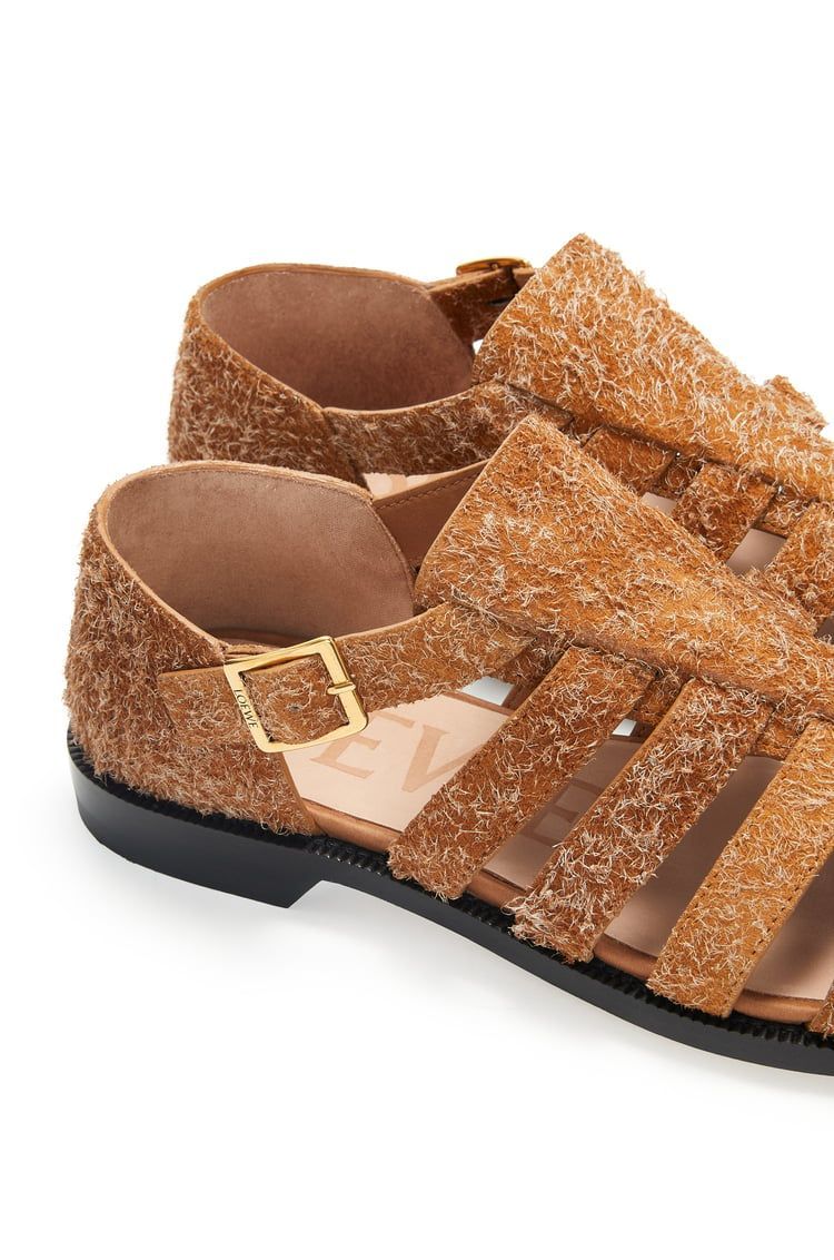 Campo sandal in brushed suede