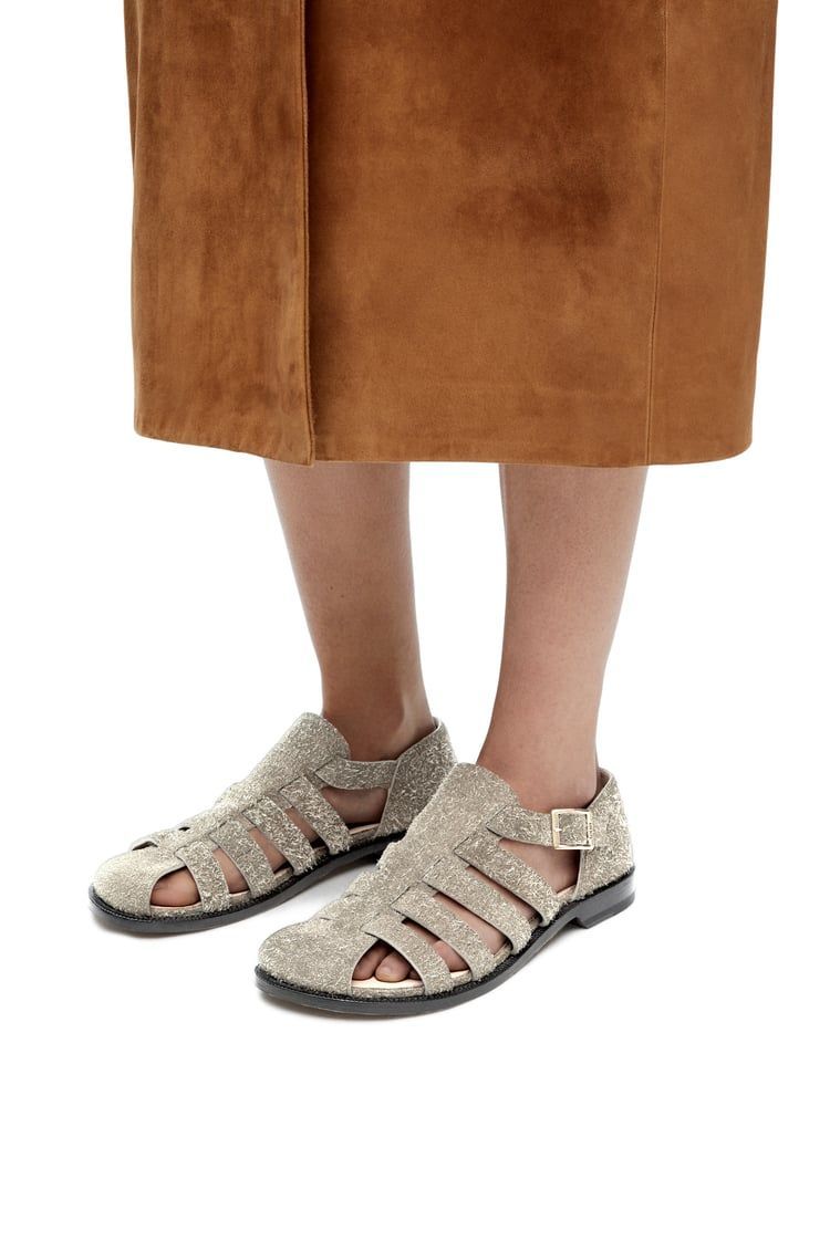 Campo sandal in brushed suede