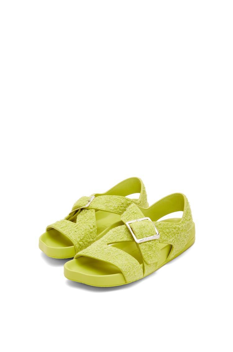 Ease Buckle sandal in brushed suede