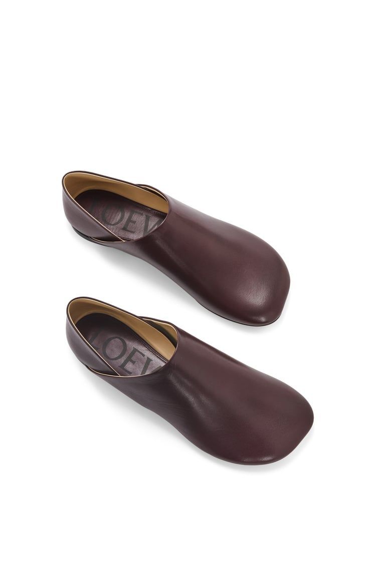 Toy slipper in goatskin