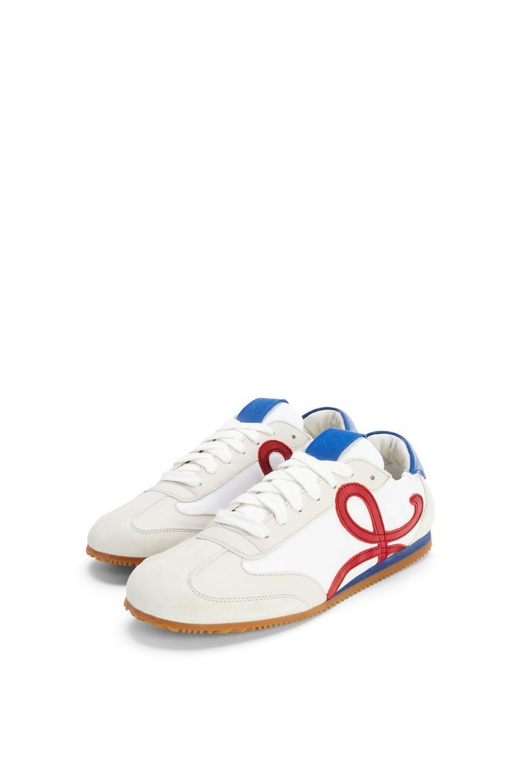 Ballet Runner in nylon and calfskin