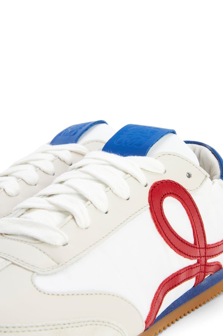 Ballet Runner in nylon and calfskin