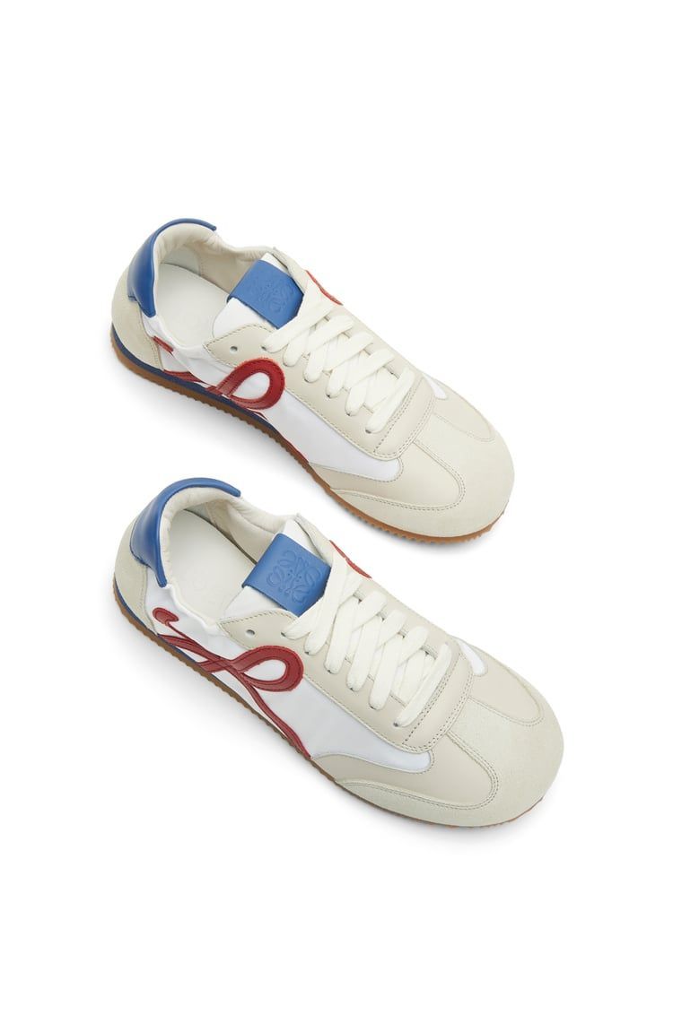 Ballet Runner in nylon and calfskin