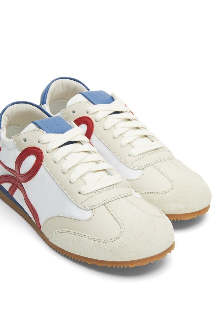 Ballet Runner in nylon and calfskin