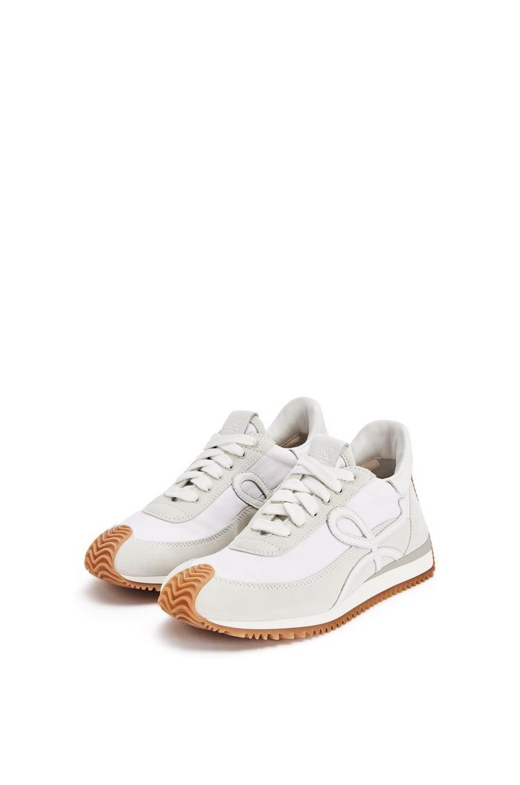 Flow Runner in nylon and suede