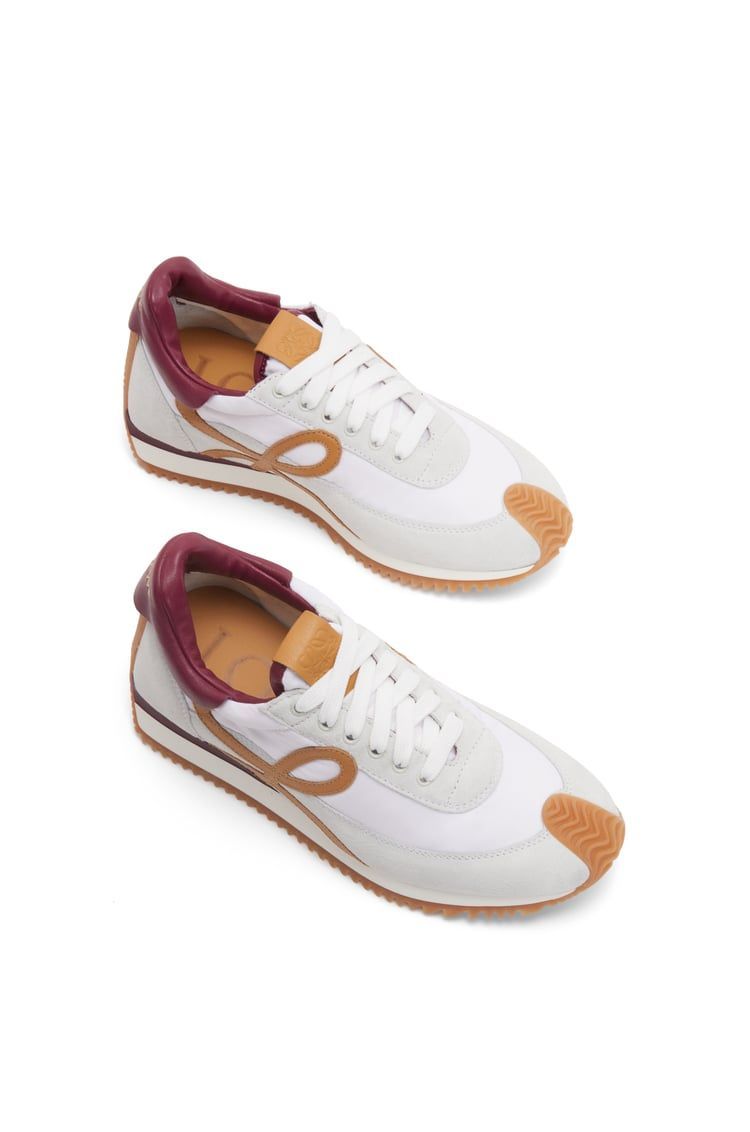 Flow Runner in mix nylon and suede