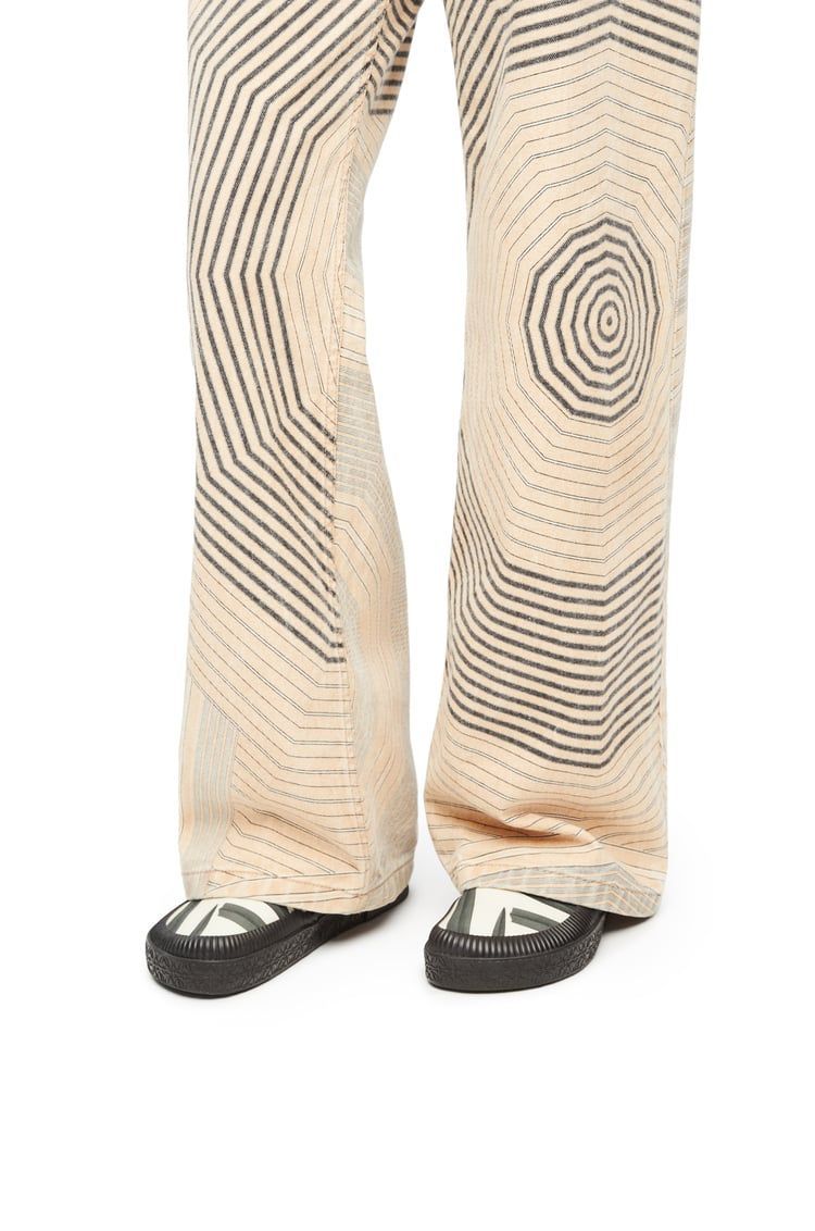 Terra Vulca lace-up sneaker in printed canvas