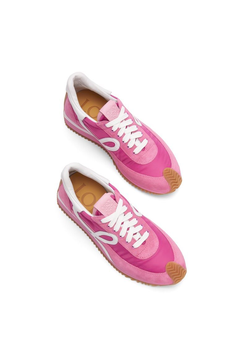 Flow Runner in nylon and suede