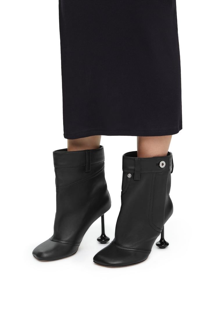 Toy ankle bootie in nappa lambskin