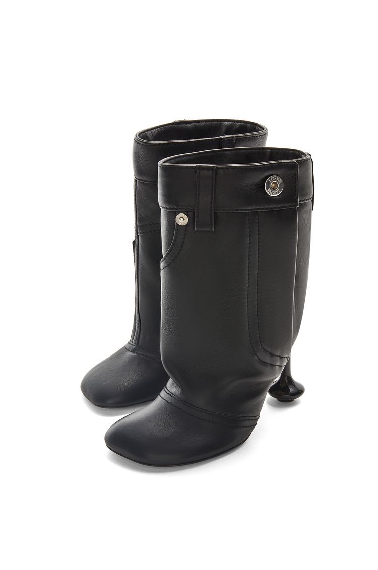 Toy ankle bootie in nappa lambskin