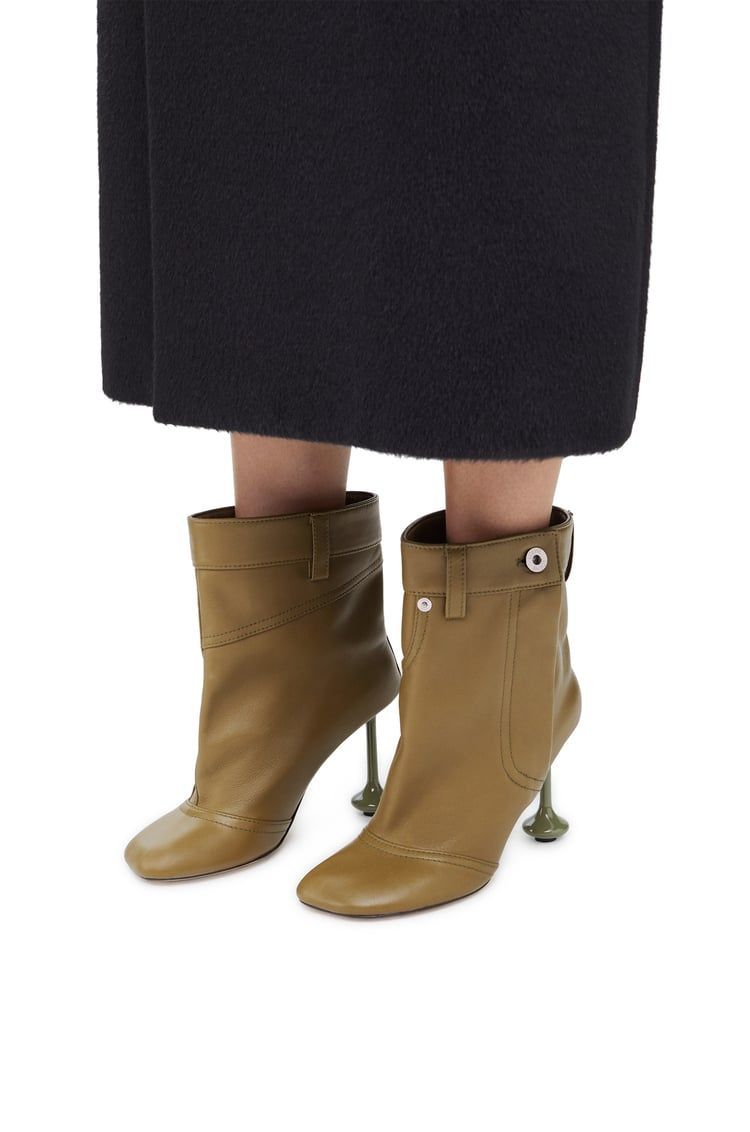Toy ankle bootie in nappa lambskin