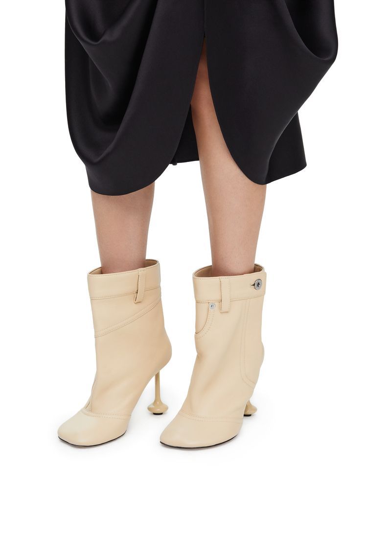 Toy ankle bootie in nappa lambskin