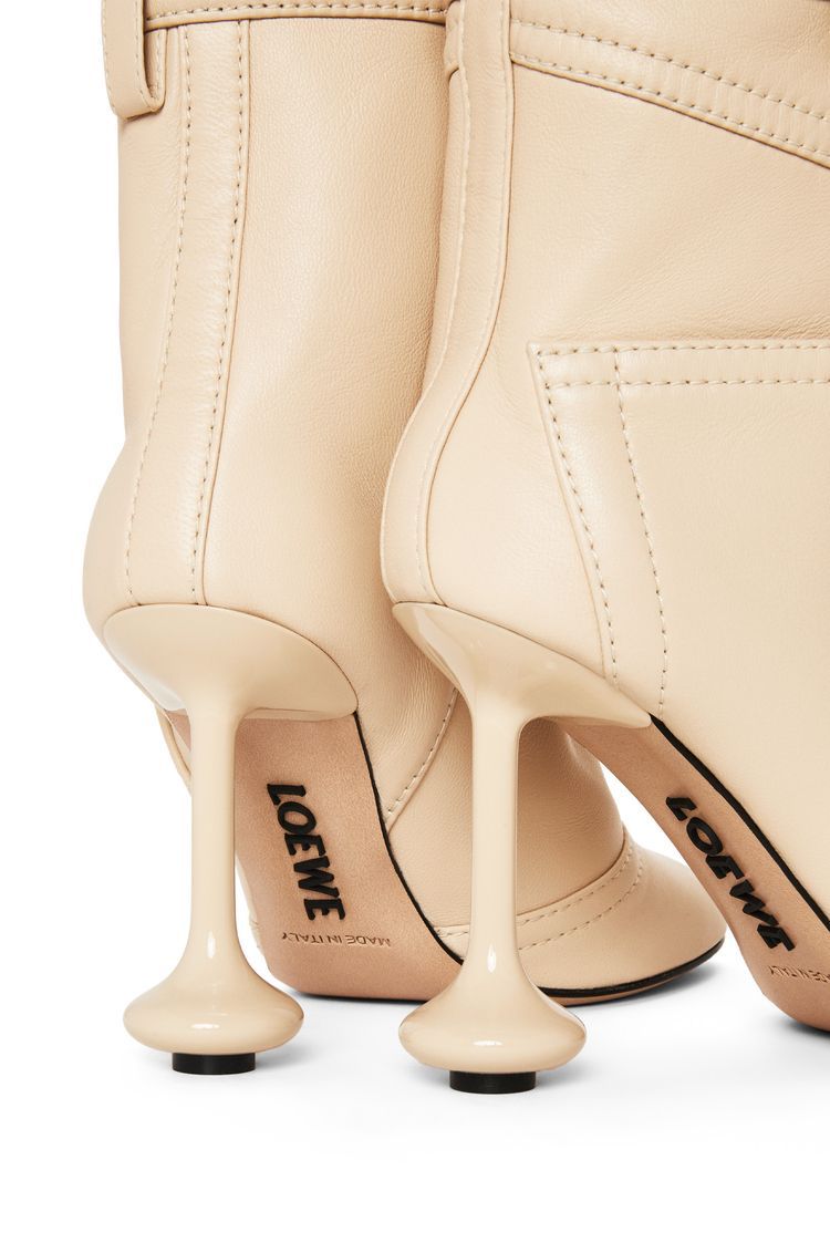 Toy ankle bootie in nappa lambskin