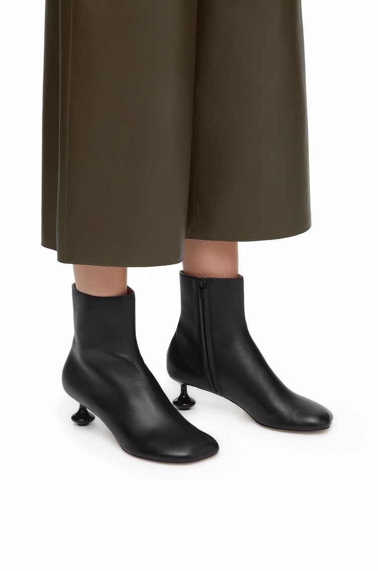 Toy ankle bootie in nappa lambskin