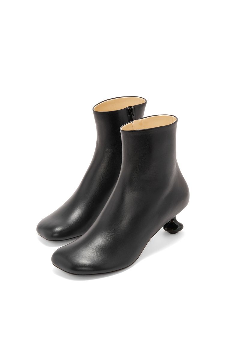 Toy ankle bootie in nappa lambskin