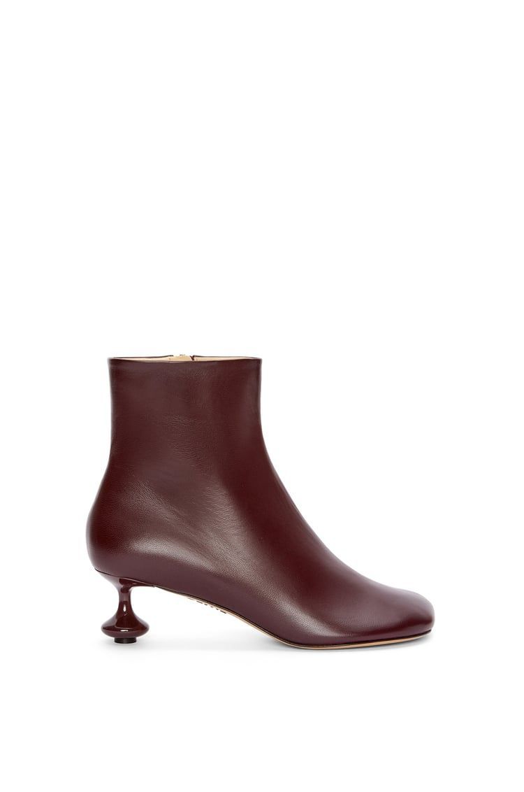 Toy ankle bootie in nappa lambskin