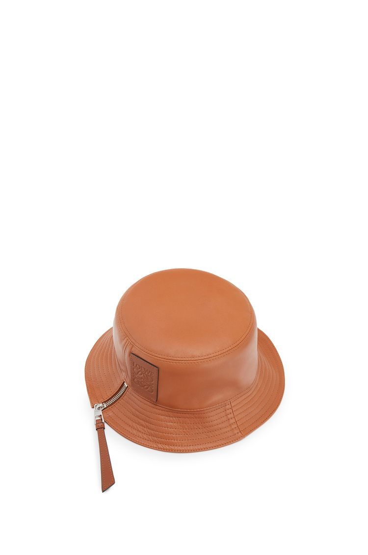 Fisherman hat in nappa calfskin