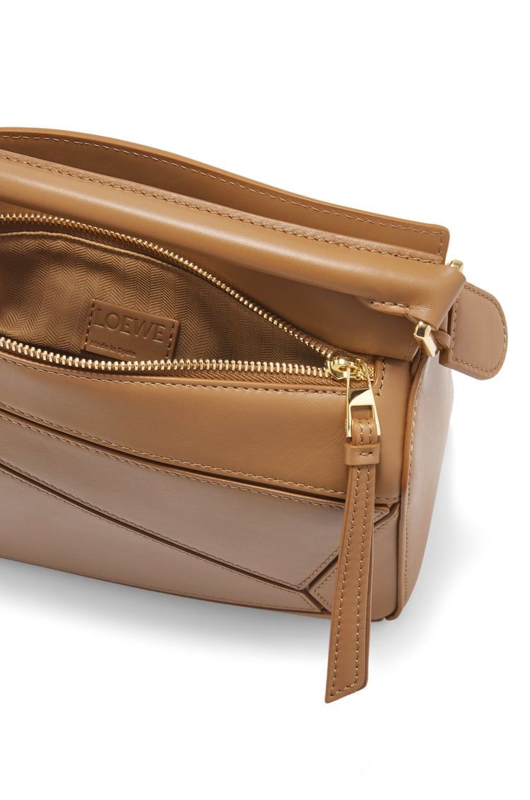 Small Puzzle bag in satin calfskin