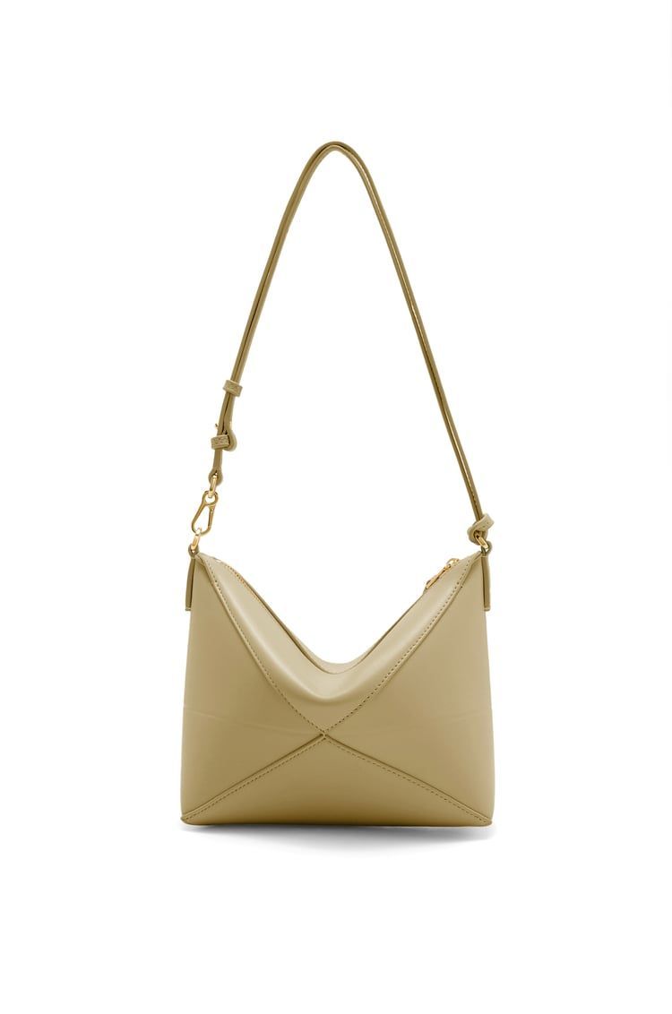 Puzzle Fold pouch in shiny nappa calfskin