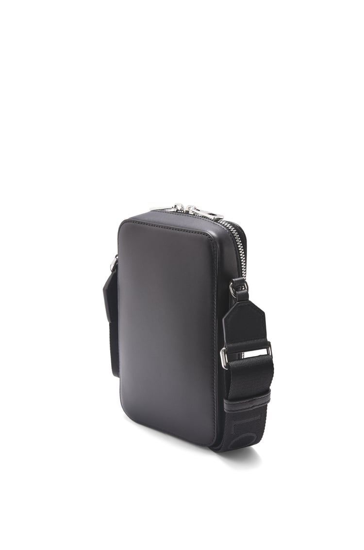 Vertical Crossbody Pocket in satin calfskin