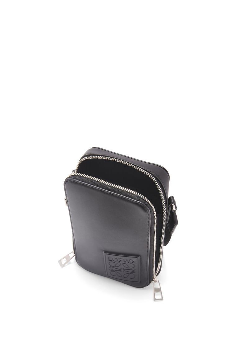 Vertical Crossbody Pocket in satin calfskin