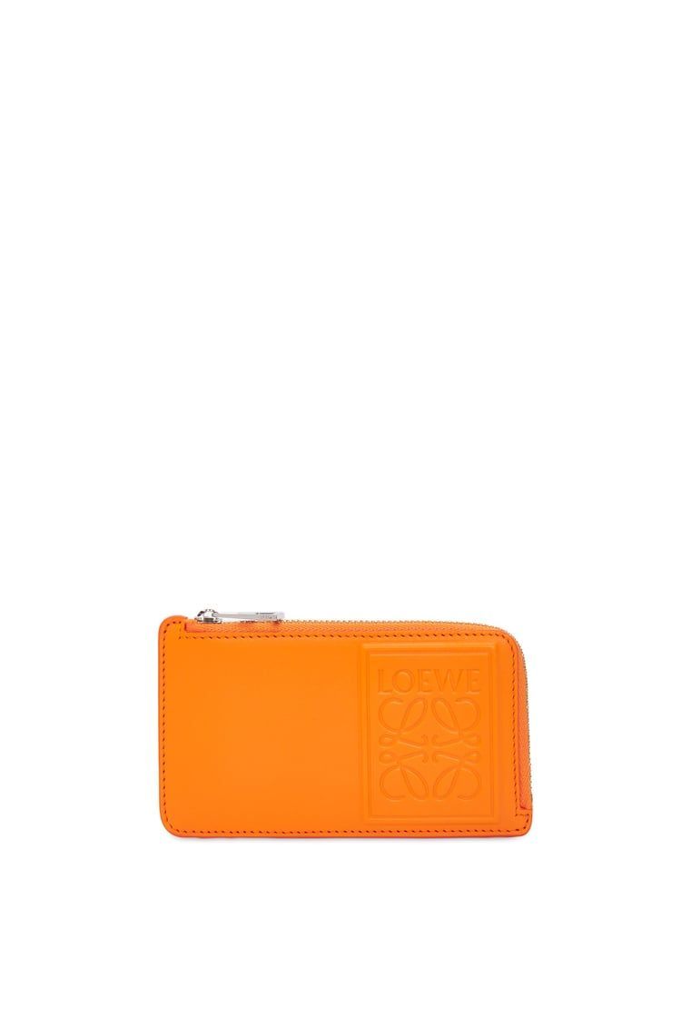 Coin cardholder in satin calfskin