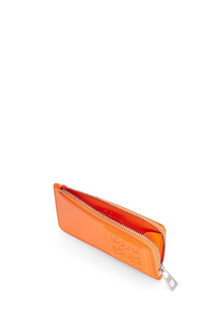 Coin cardholder in satin calfskin