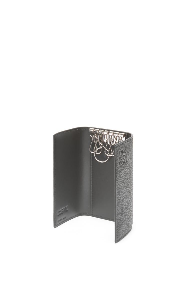 Key case in soft grained calfskin