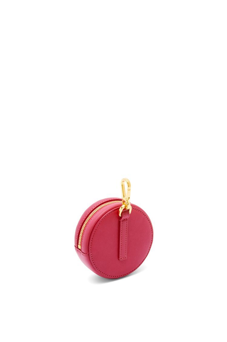 Inflated Anagram cookie charm in silk calfskin