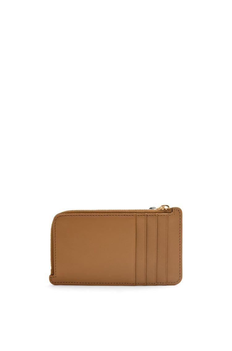 Knot coin cardholder in shiny nappa calfskin