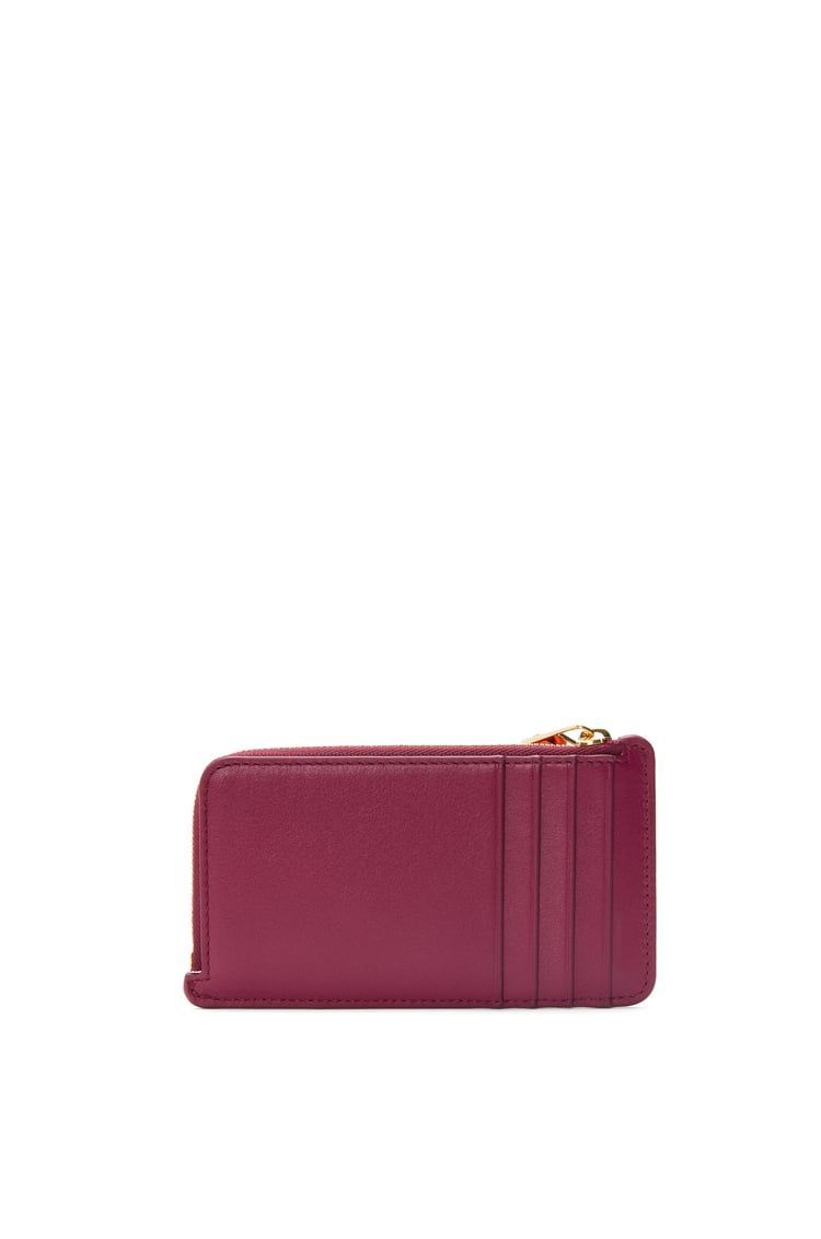 Knot coin cardholder in shiny nappa calfskin
