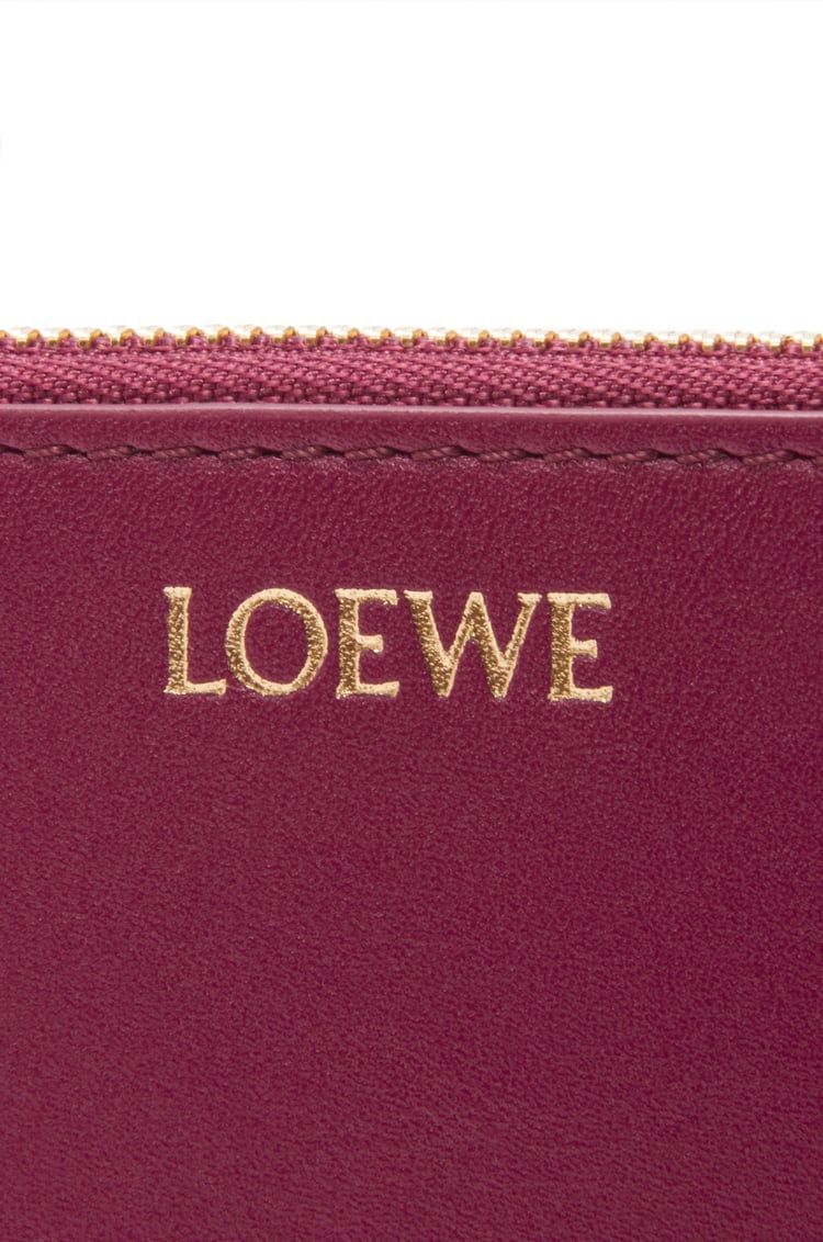 Knot coin cardholder in shiny nappa calfskin