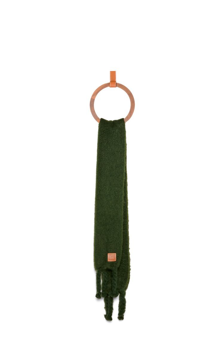 Scarf in mohair and wool