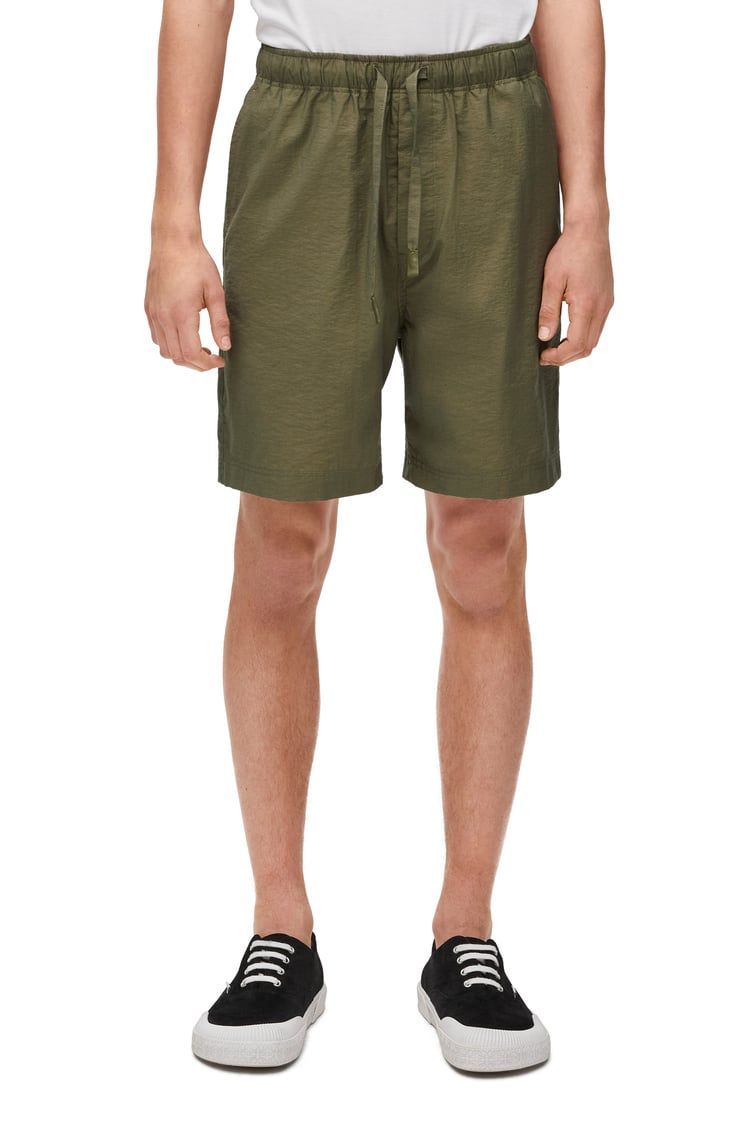 Shorts in cotton blend