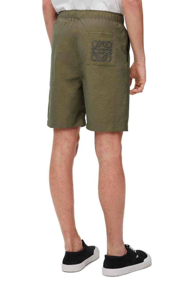 Shorts in cotton blend