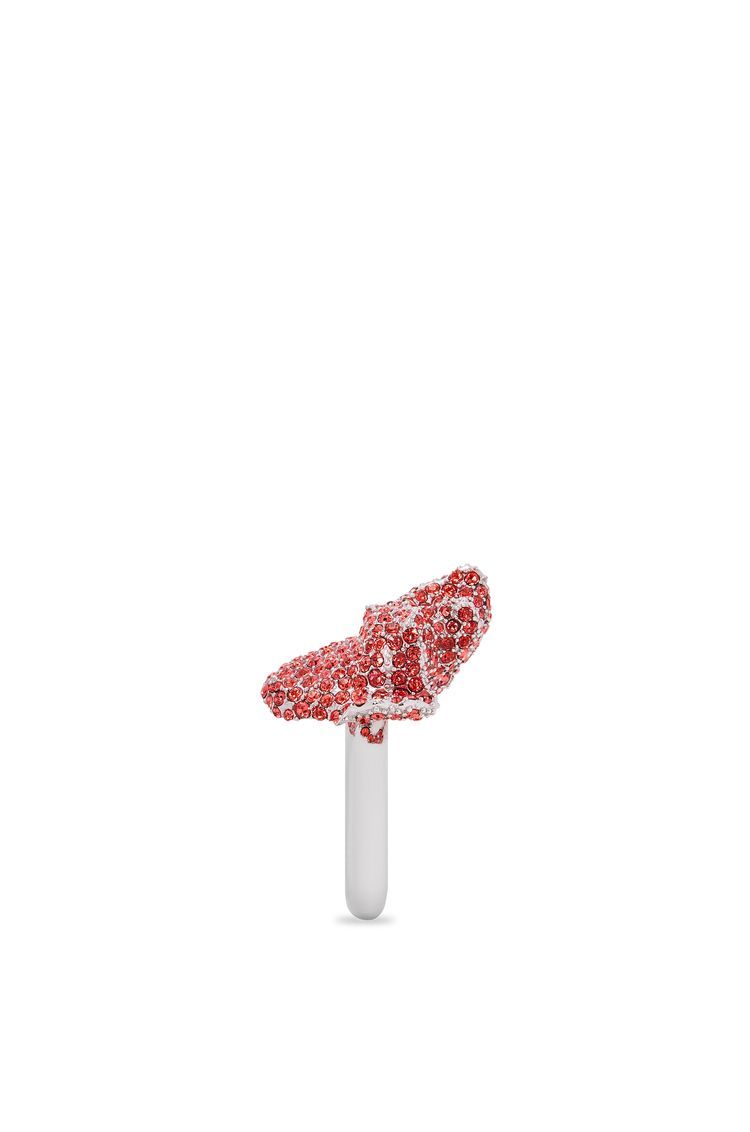 Glitter Fragment ring in sterling silver and crystals