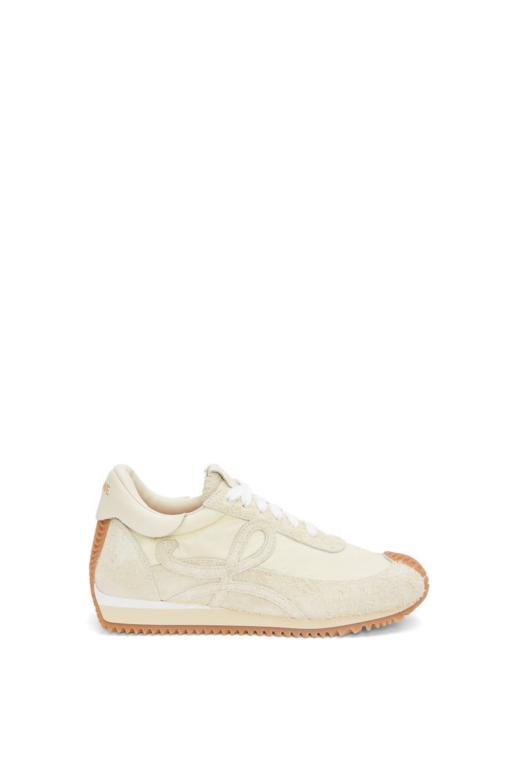 Flow Runner in nylon and brushed suede