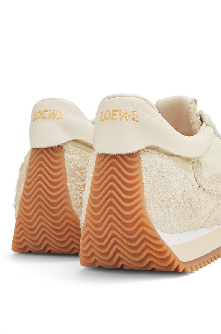 Flow Runner in nylon and brushed suede
