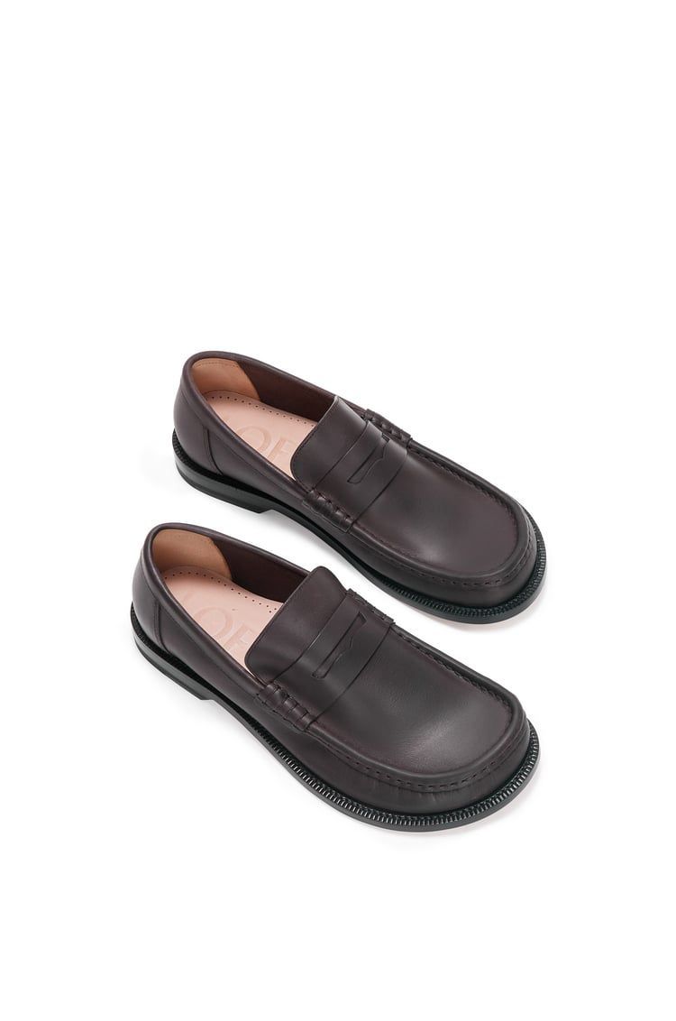 Campo loafer in waxed calfskin