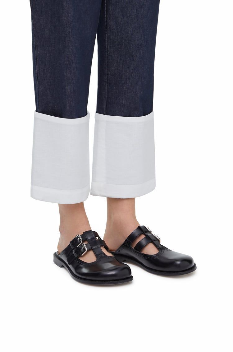Campo Mary Jane mule in calfskin