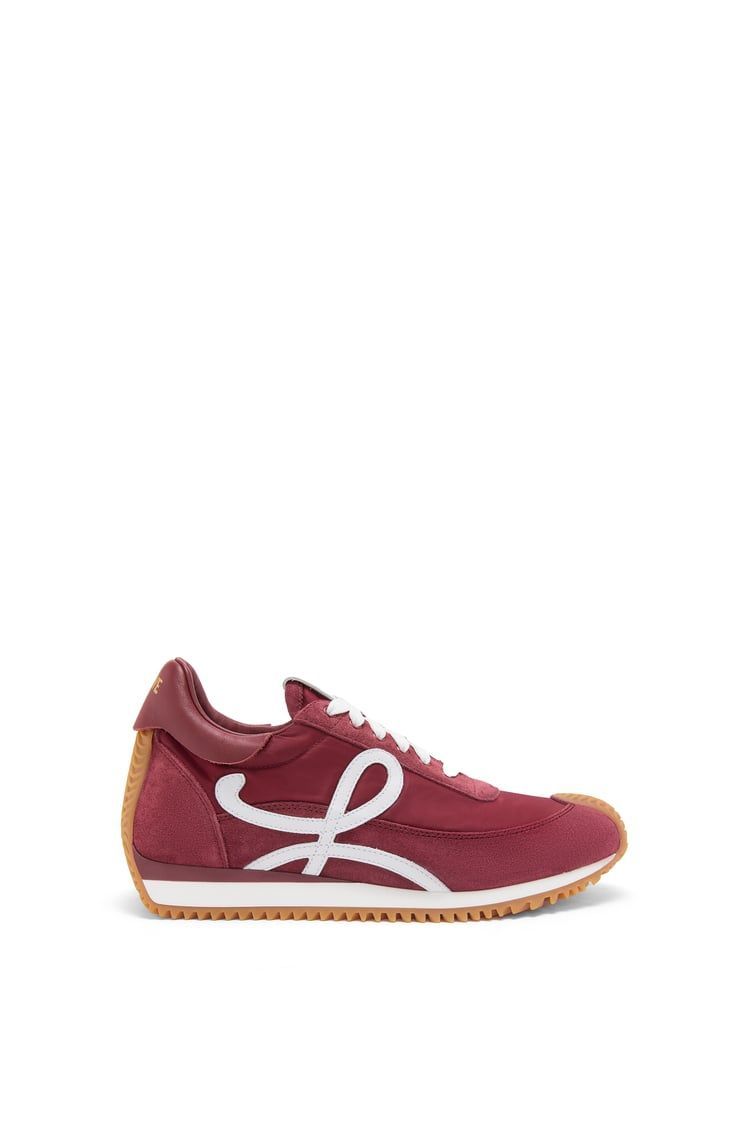 Flow Runner in nylon and suede