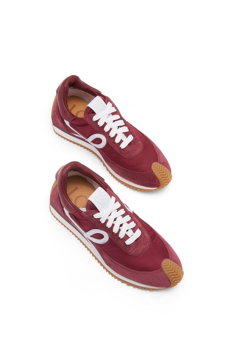 Flow Runner in nylon and suede