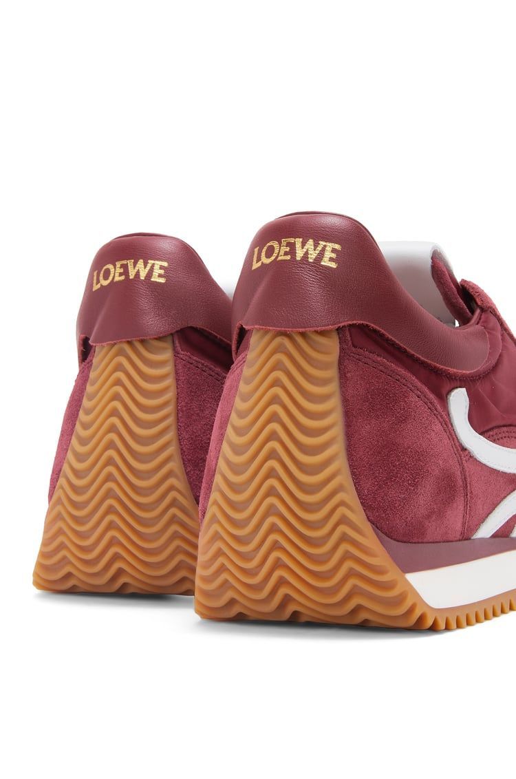 Flow Runner in nylon and suede