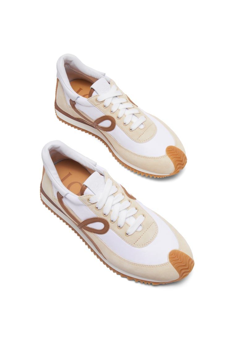 Flow Runner in nylon and suede