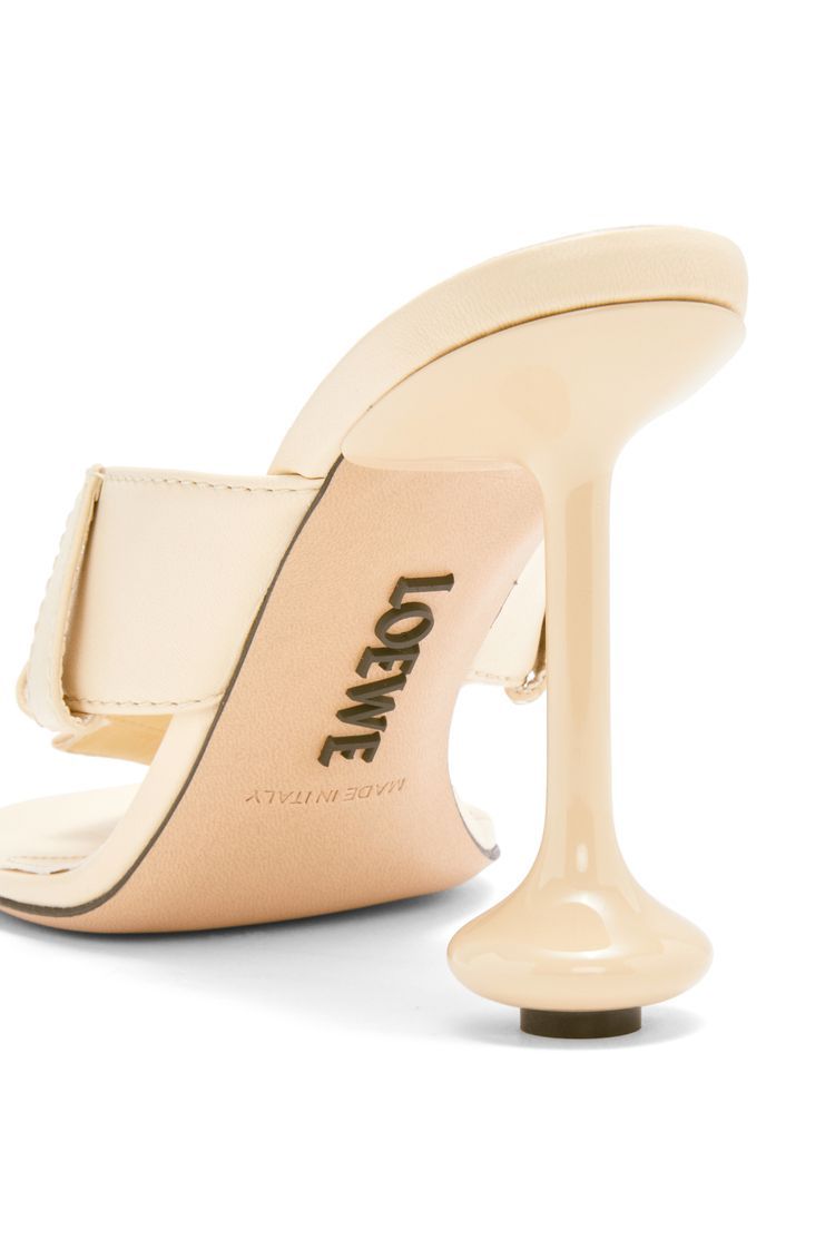 Toy Panta toe post heel sandal in lambskin