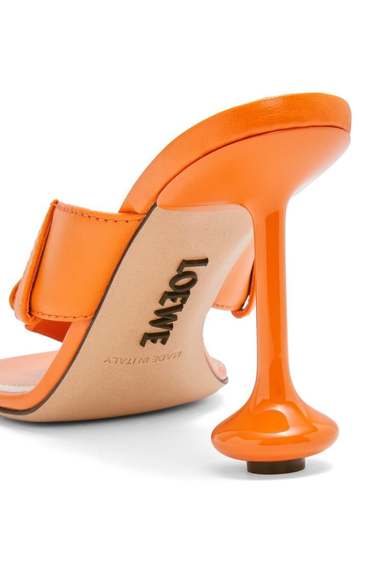 Toy Panta toe post heel sandal in lambskin