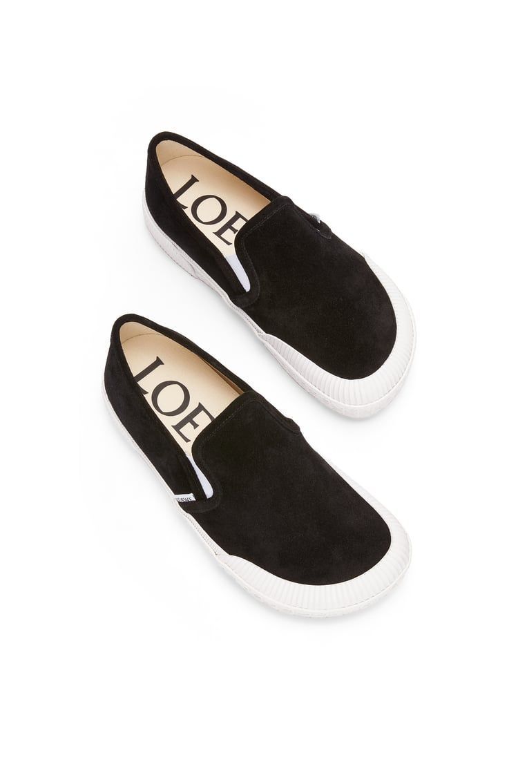 Terra Vulca slip-on sneaker in suede