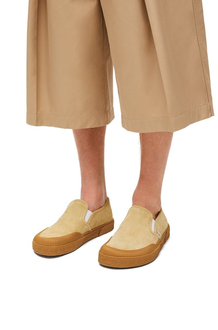 Terra Vulca slip-on sneaker in suede