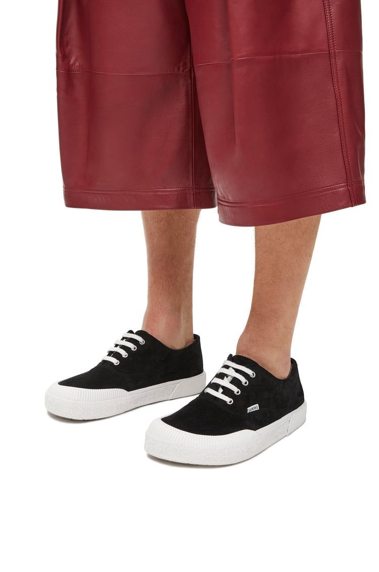 Terra Vulca lace-up sneaker in suede
